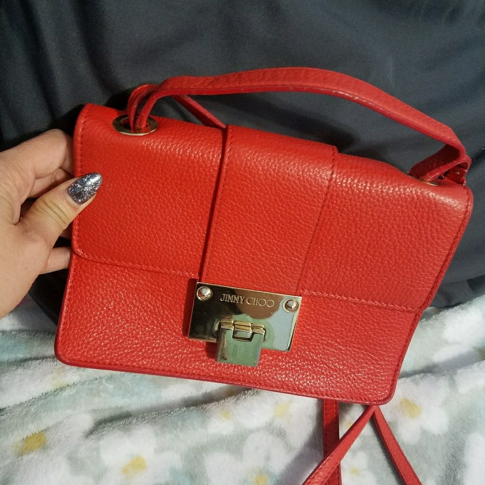 Red rebel Jimmy Choo